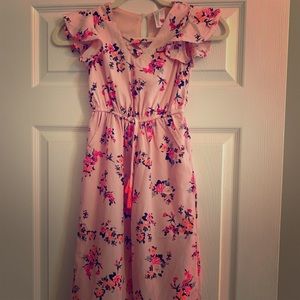 Little girls Capri romper